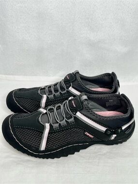 J Sport by Jambu Water Ready Athletic Shoes Black Pink Women's Size 6